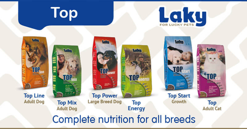 Laky Top - Complete nutrition for all breeds.